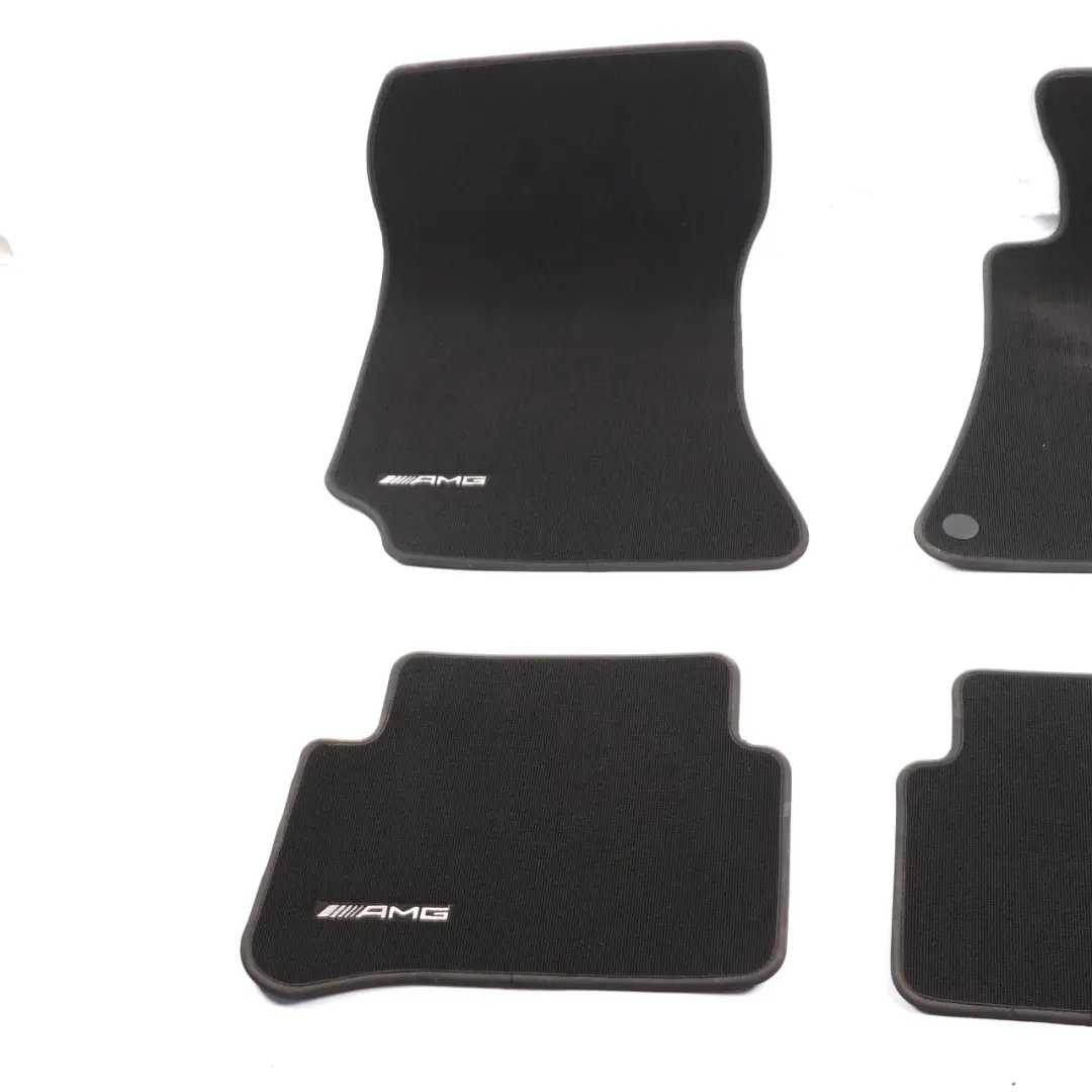 Mercedes W212 Floor Mats Set AMG Interior Front Rear Cover Black - SKU rhd-A2126803748 - Part number A2126803748