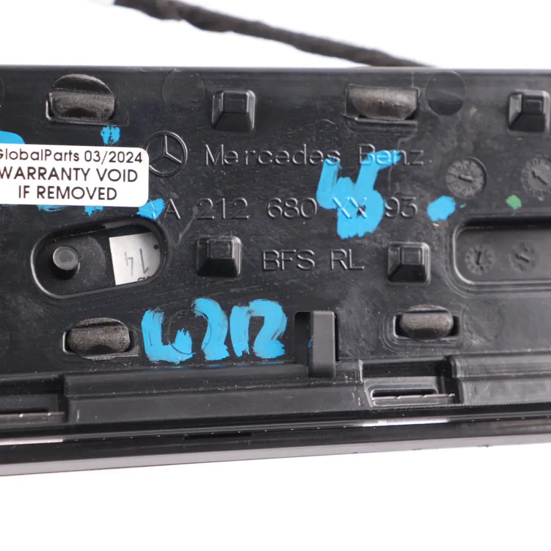 Mercedes W212 Dashboard Trim Vent Cover Left N/S Dark Aluminium - SKU rhd-A2126804593 - Part number A2126804593