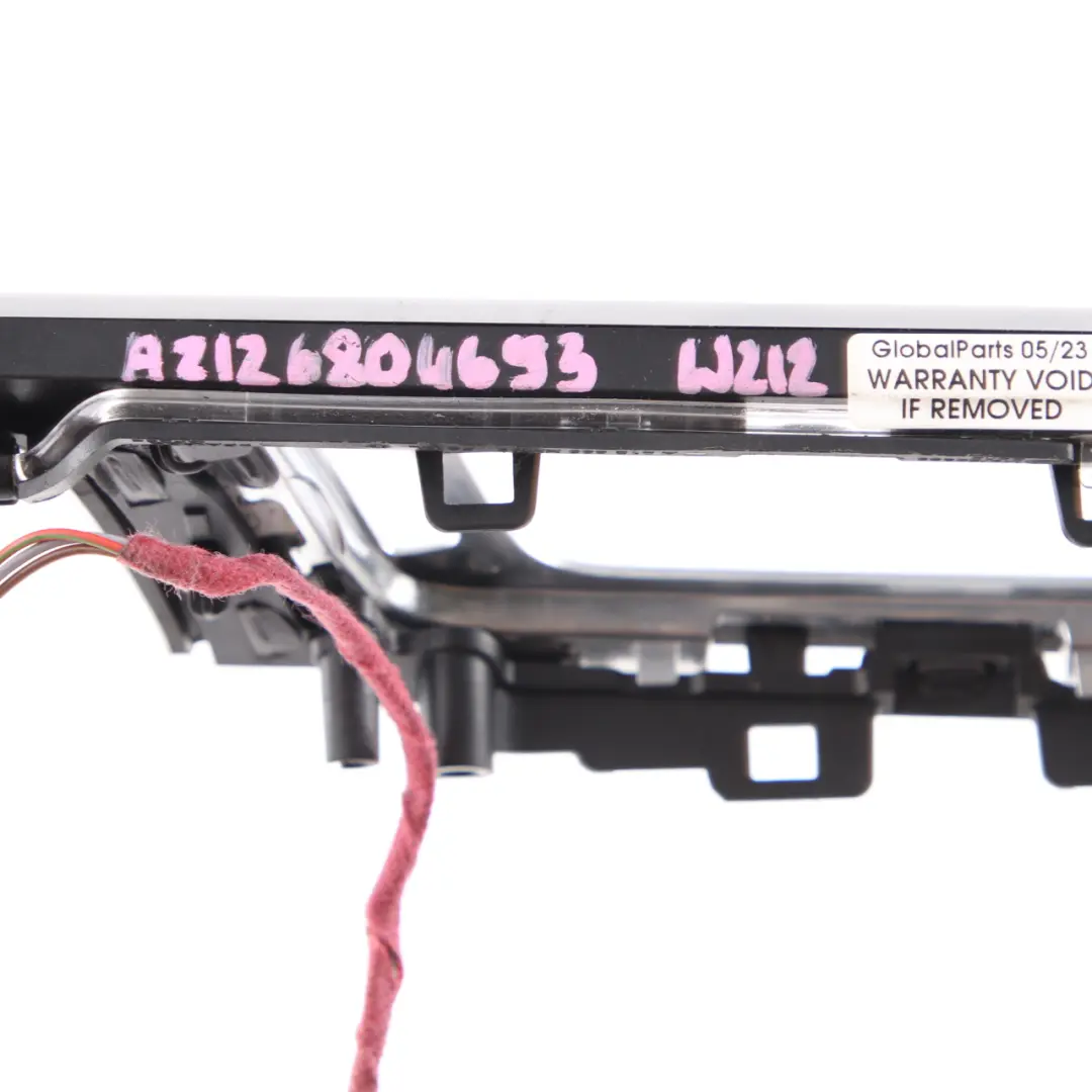 Dashboard Air Vent Trim Cover Right O/S Frame Alu to Mercedes W212 with Part number A2126804693 Mercedes W212 Dashboard Air Vent Trim Cover Right O/S Frame Alu - SKU rhd-A2126804693 - Part number A2126804693