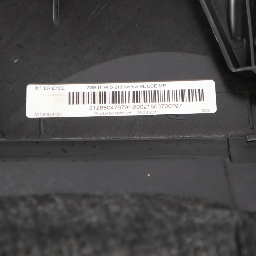 Dashboard Dash Mercedes W212 Instrument Panel Cover Trim Black to with Part number A2126804787 Dashboard Dash Mercedes W212 Instrument Panel Cover Trim Black - SKU rhd-A2126804787 - Part number A2126804787