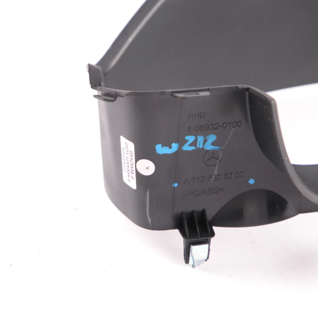 Speedo Cover Mercedes W212 Steering Column Intrument Cluster Trim to with Part number A2126805200 Speedo Cover Mercedes W212 Steering Column Intrument Cluster Trim - SKU rhd-A2126805200 - Part number A2126805200