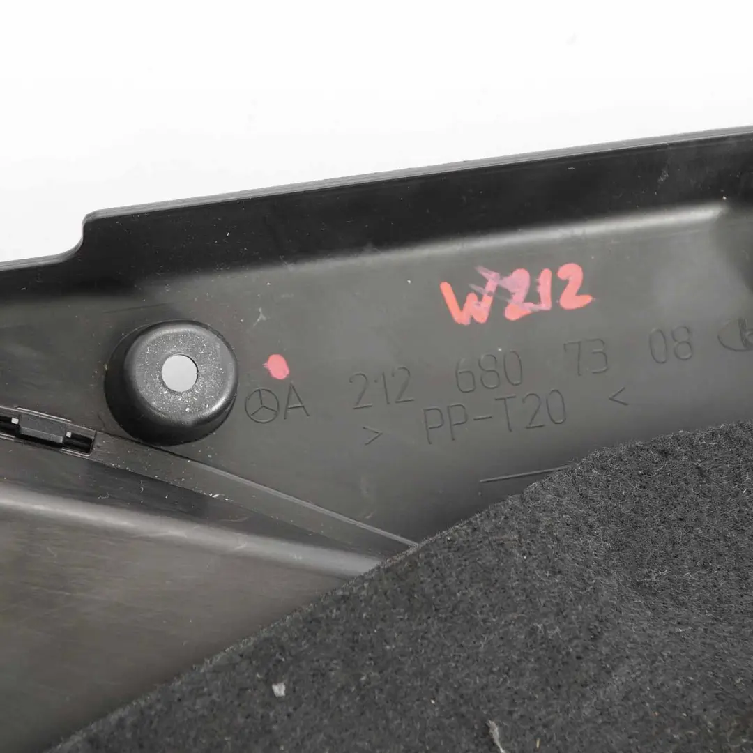  Footwell Trim Mercedes W212 Passenger's Cover Panel Black - SKU rhd-A2126807308 - Part number A2126807308