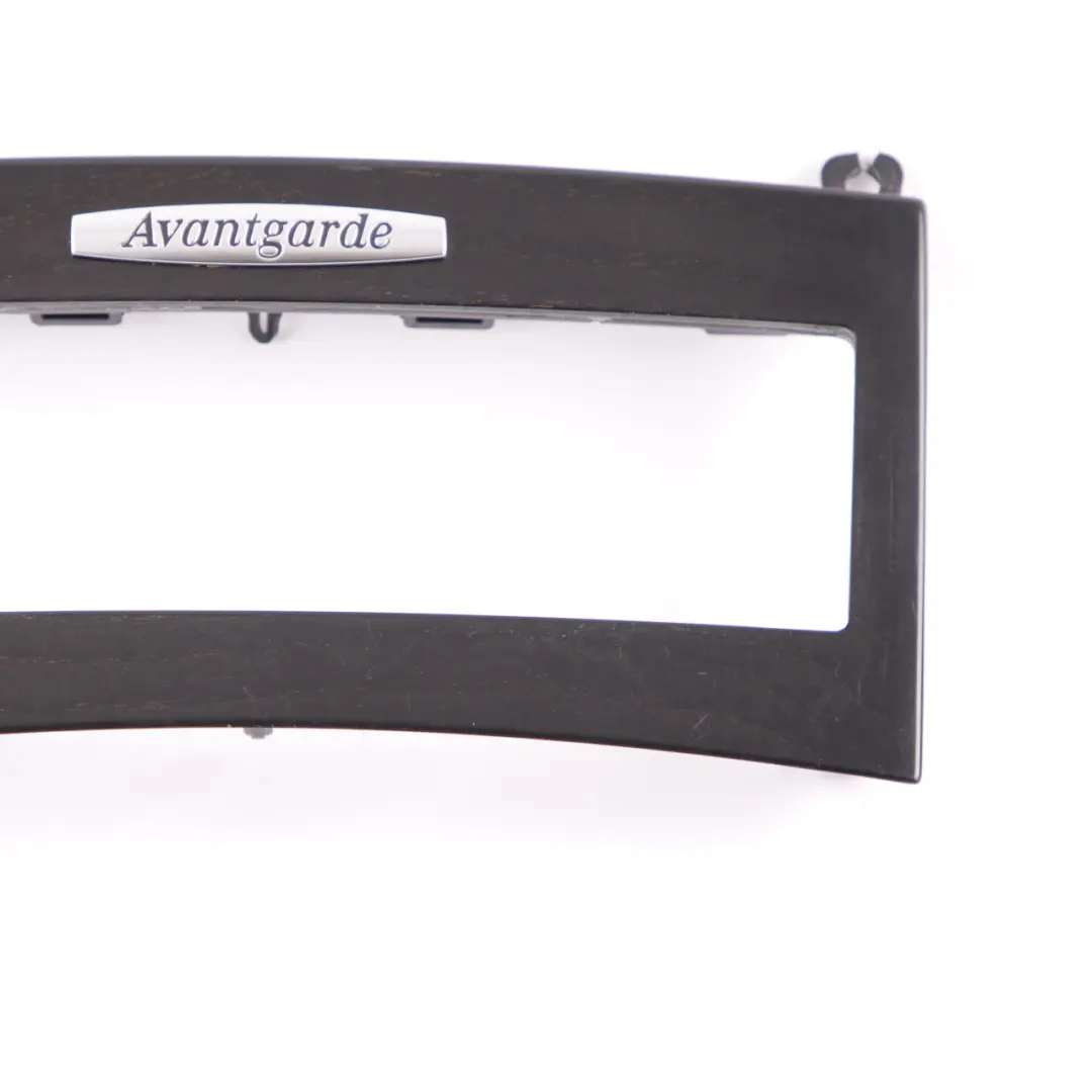 Mercedes W212 Dashboard Climate Control Trim Cover Wood Black Veneer - SKU A2126807507-1 - Part number A2126807507