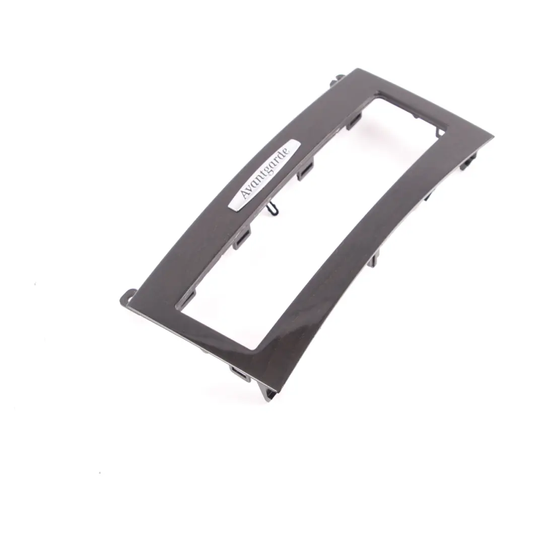 Mercedes W212 Dashboard Climate Control Trim Cover Wood Black Veneer - SKU A2126807507-1 - Part number A2126807507