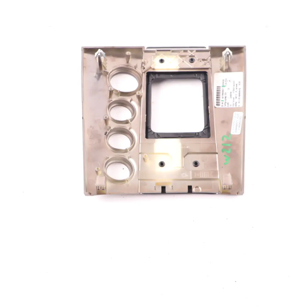 Trim Mercedes W212 Center Console Shift Mechanism Cover Panel Black to with Part number A2126808507 Trim Mercedes W212 Center Console Shift Mechanism Cover Panel Black - SKU rhd-A2126808507 - Part number A2126808507