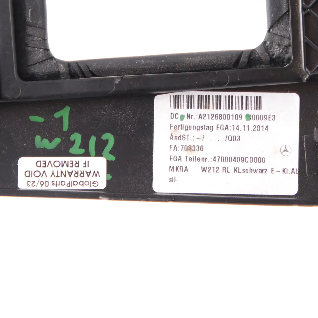 Selector Lever Switch Cover Surround Trim A2126800109 to Mercedes W212 E63 AMG Gear with Part number A2126831108 Mercedes W212 E63 AMG Gear Selector Lever Switch Cover Surround Trim A2126800109 - SKU rhd-A2126831108-1 - Part number A2126831108