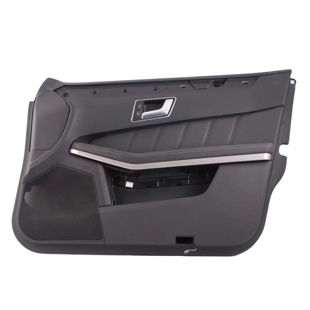 Door Card Front Right O/S Trim Panel Black Leather Nappa to Mercedes W212 with Part number A2127200270 Mercedes W212 Door Card Front Right O/S Trim Panel Black Leather Nappa - SKU rhd-A2127200270 - Part number A2127200270