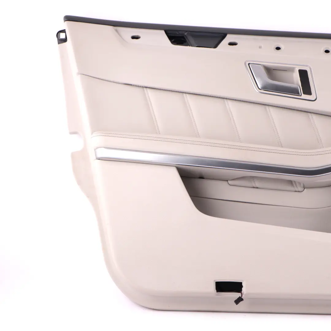 Door Card Front Left N/S Trim Panel Cover Beige Leather to Mercedes W212 with Part number A2127200362 Mercedes W212 Door Card Front Left N/S Trim Panel Cover Beige Leather - SKU rhd-A2127200362-1 - Part number A2127200362