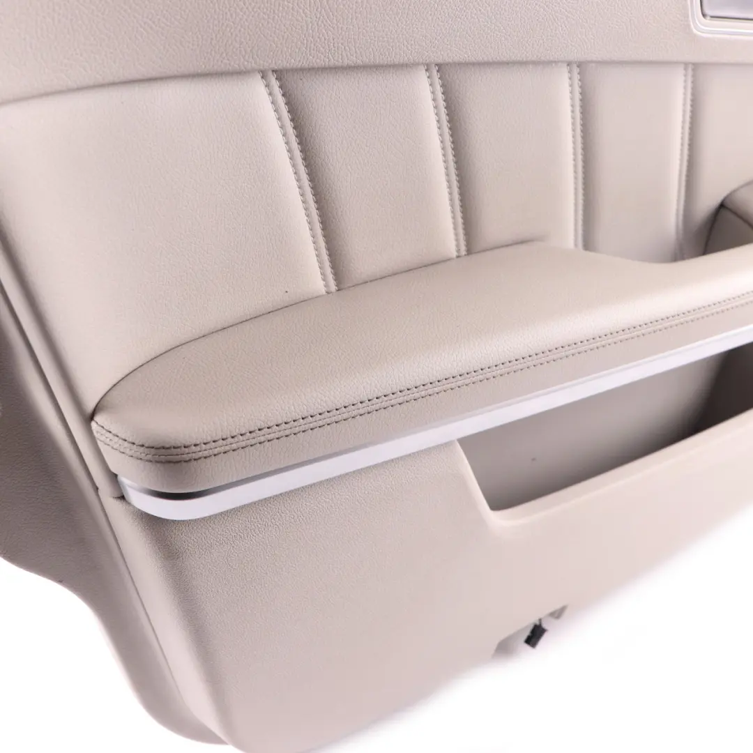 Door Card Front Left N/S Trim Panel Cover Beige Leather to Mercedes W212 with Part number A2127200362 Mercedes W212 Door Card Front Left N/S Trim Panel Cover Beige Leather - SKU rhd-A2127200362-1 - Part number A2127200362