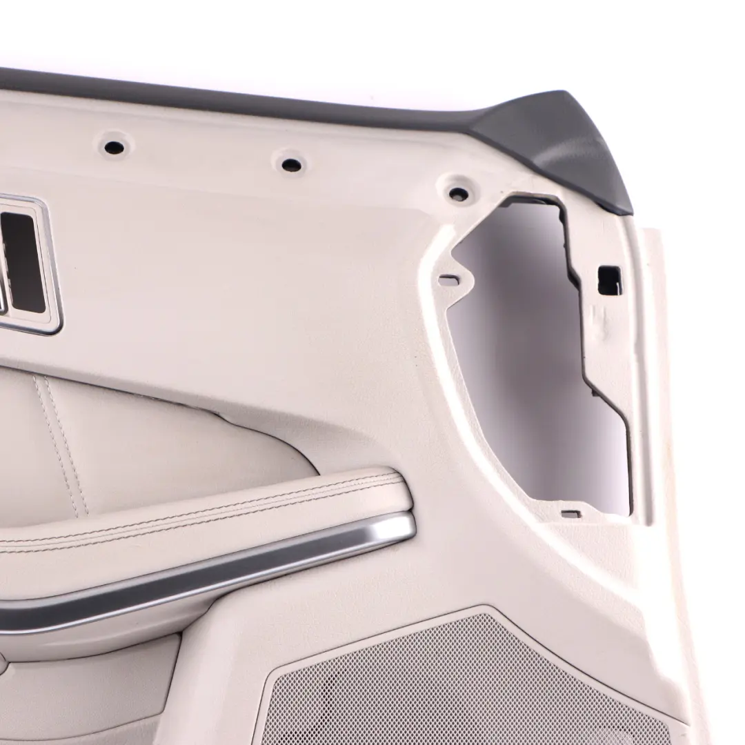 Mercedes W212 Door Card Front Left N/S Trim Panel Cover Beige Leather - SKU rhd-A2127200362-1 - Part number A2127200362