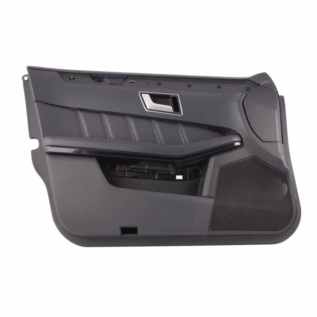 Door Card Front Left N/S Trim Panel Black Leather Anthracite to Mercedes W212 with Part number A2127200362 Mercedes W212 Door Card Front Left N/S Trim Panel Black Leather Anthracite - SKU rhd-A2127200362 - Part number A2127200362