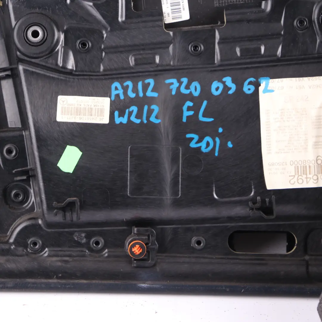 Door Card Front Left N/S Trim Panel Black Leather Anthracite to Mercedes W212 with Part number A2127200362 Mercedes W212 Door Card Front Left N/S Trim Panel Black Leather Anthracite - SKU rhd-A2127200362 - Part number A2127200362