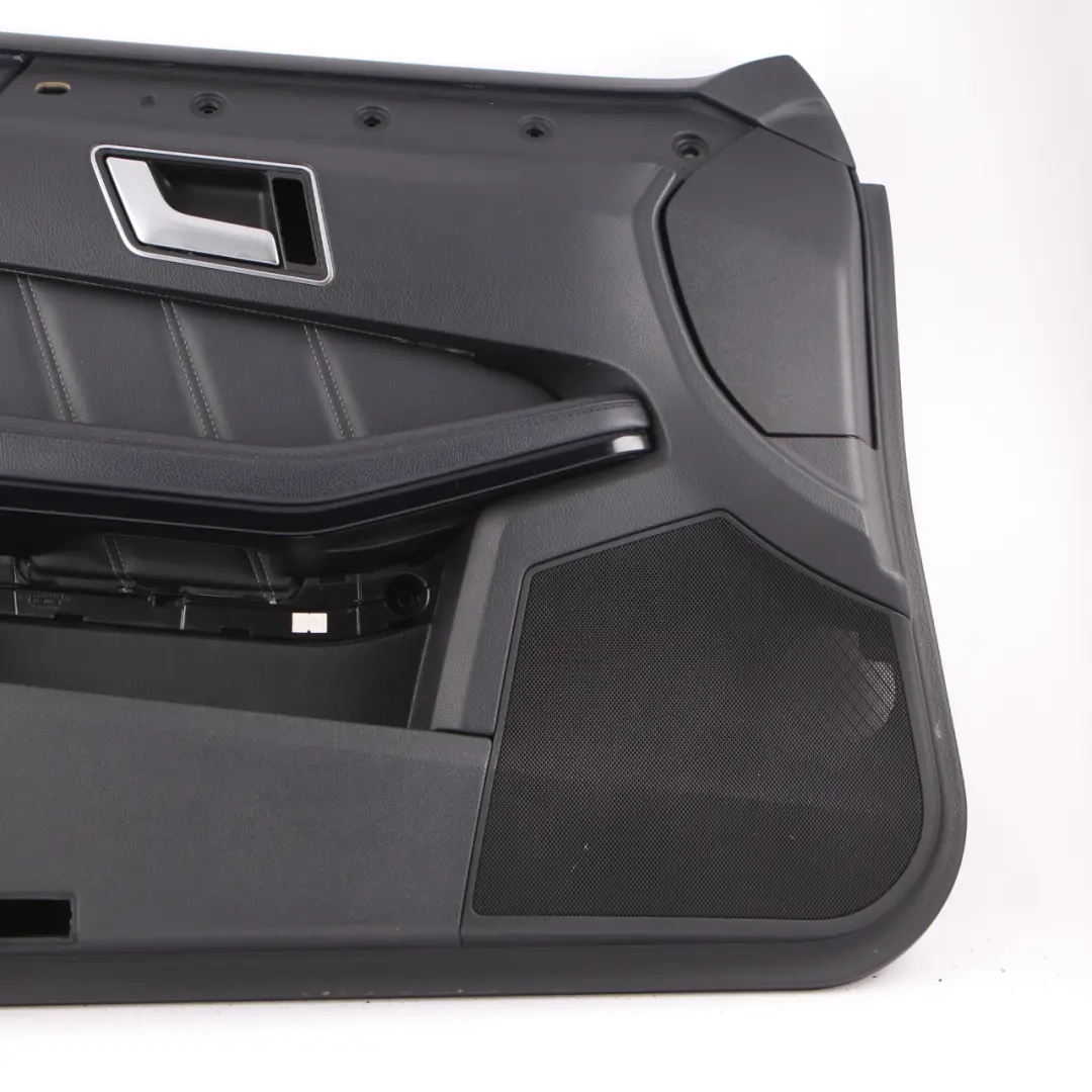 Door Card Front Left N/S Trim Panel Black Leather Anthracite to Mercedes W212 with Part number A2127200362 Mercedes W212 Door Card Front Left N/S Trim Panel Black Leather Anthracite - SKU rhd-A2127200362 - Part number A2127200362