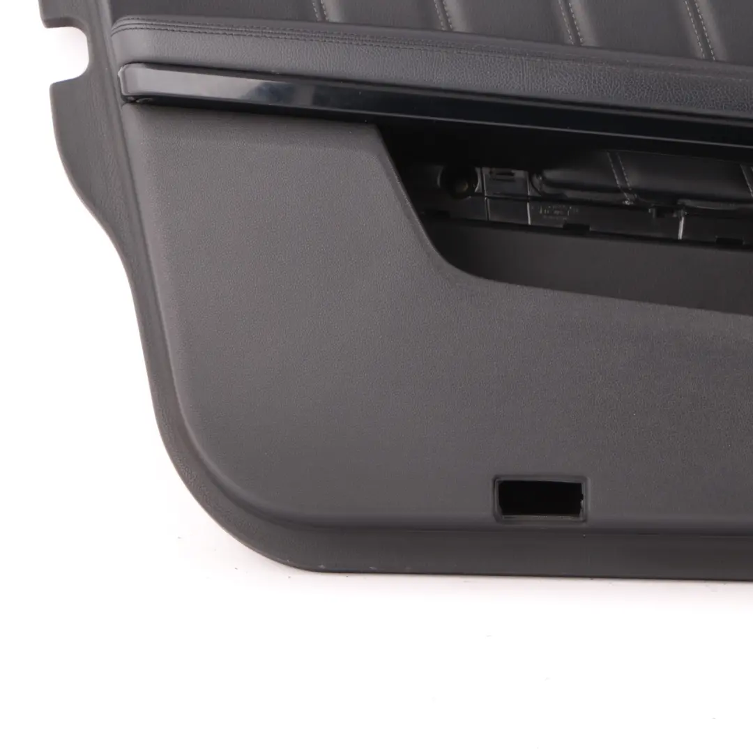 Door Card Front Left N/S Trim Panel Black Leather Anthracite to Mercedes W212 with Part number A2127200362 Mercedes W212 Door Card Front Left N/S Trim Panel Black Leather Anthracite - SKU rhd-A2127200362 - Part number A2127200362