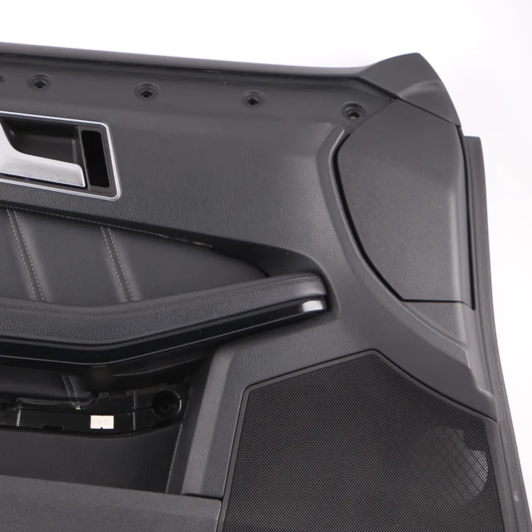 Mercedes W212 Door Card Front Left N/S Trim Panel Black Leather Anthracite - SKU rhd-A2127200362 - Part number A2127200362