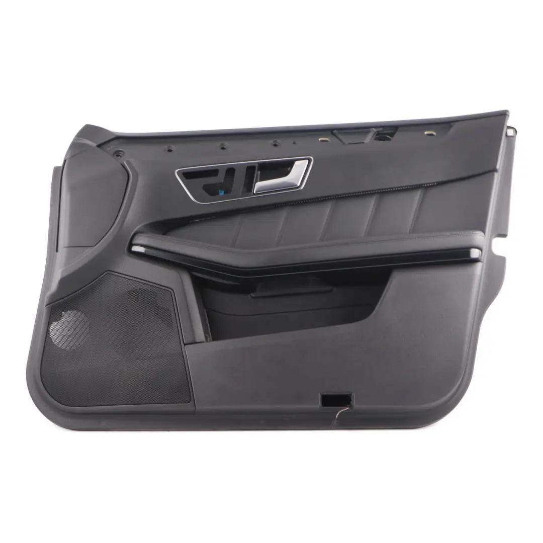 Door Card Front Right O/S Door Trim Panel Black Leather to Mercedes W212 with Part number A2127200470 Mercedes W212 Door Card Front Right O/S Door Trim Panel Black Leather - SKU rhd-A2127200470-1 - Part number A2127200470