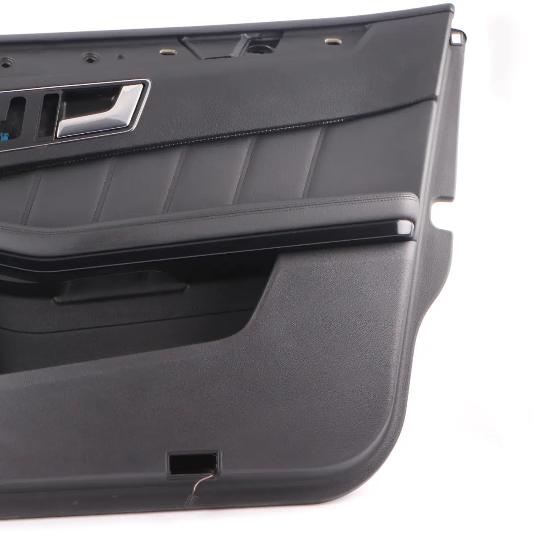 Door Card Front Right O/S Door Trim Panel Black Leather to Mercedes W212 with Part number A2127200470 Mercedes W212 Door Card Front Right O/S Door Trim Panel Black Leather - SKU rhd-A2127200470-1 - Part number A2127200470