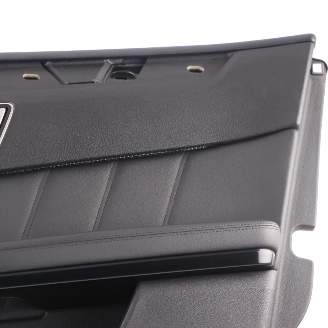 Door Card Front Right O/S Door Trim Panel Black Leather to Mercedes W212 with Part number A2127200470 Mercedes W212 Door Card Front Right O/S Door Trim Panel Black Leather - SKU rhd-A2127200470-1 - Part number A2127200470