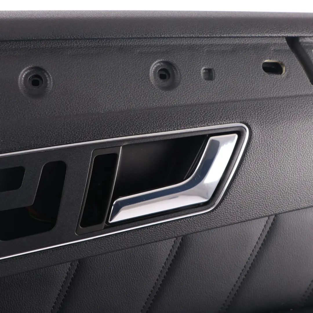 Door Card Front Right O/S Door Trim Panel Black Leather to Mercedes W212 with Part number A2127200470 Mercedes W212 Door Card Front Right O/S Door Trim Panel Black Leather - SKU rhd-A2127200470-1 - Part number A2127200470