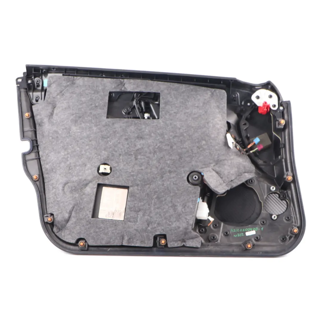 Door Card Front Right O/S Door Trim Panel Black Leather to Mercedes W212 with Part number A2127200470 Mercedes W212 Door Card Front Right O/S Door Trim Panel Black Leather - SKU rhd-A2127200470-1 - Part number A2127200470