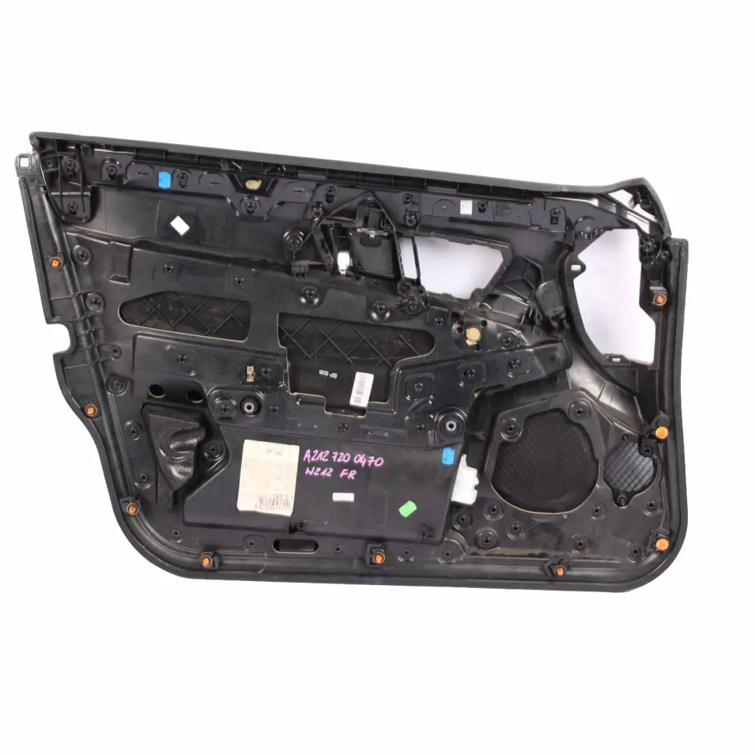 Mercedes W212 Door Card Front Right O/S Trim Panel Black Beige Leather - SKU rhd-A2127200470 - Part number A2127200470