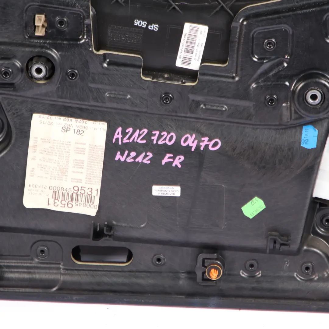 Mercedes W212 Door Card Front Right O/S Trim Panel Black Beige Leather - SKU rhd-A2127200470 - Part number A2127200470