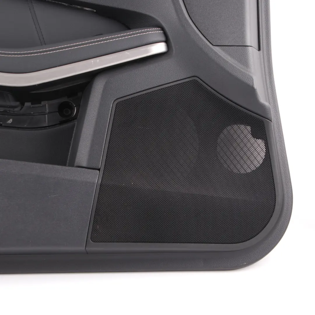 Mercedes W212 Door Card Front Left N/S Trim Panel Black Leather White Seam - SKU rhd-A2127202170 - Part number A2127202170