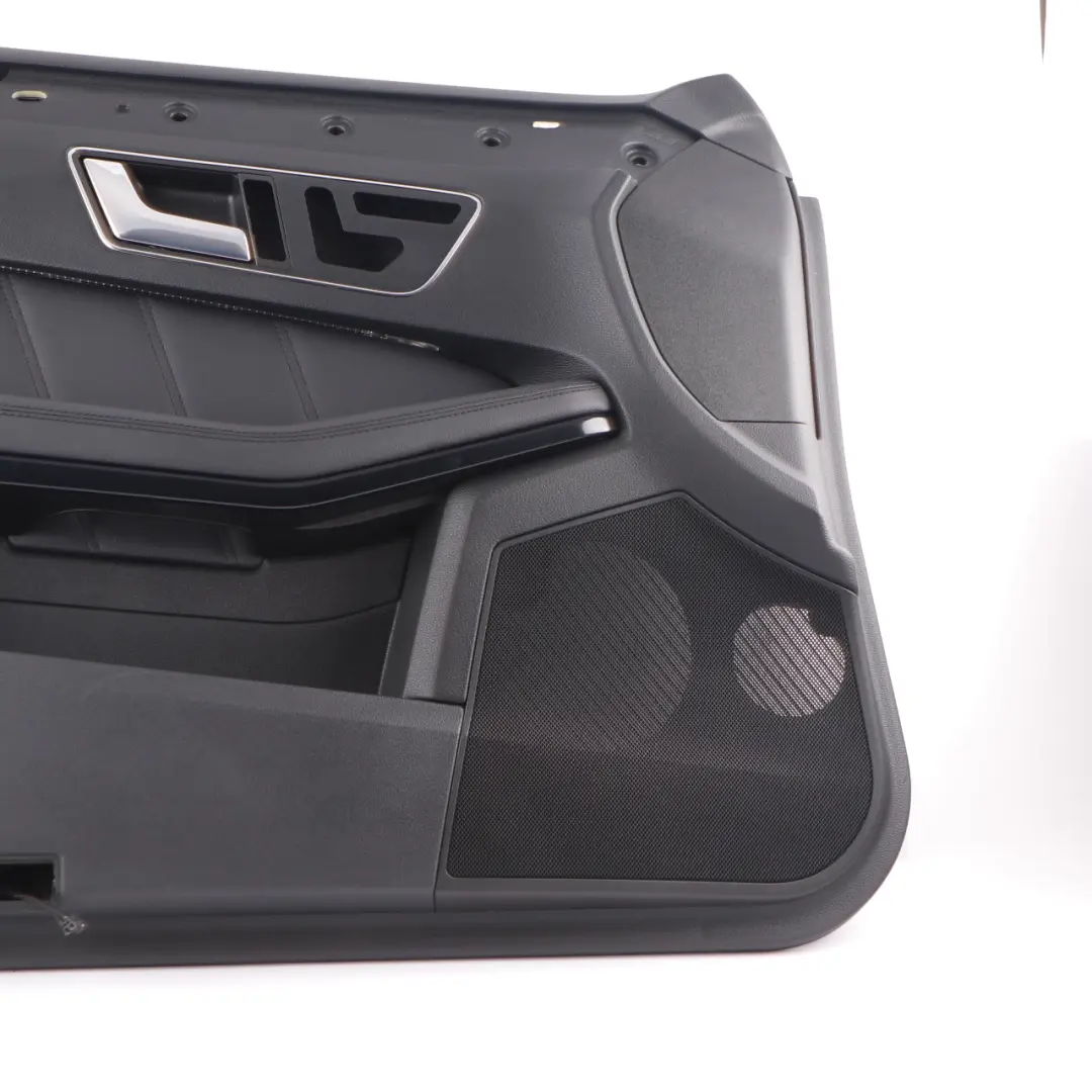 Door Card Front Left N/S Trim Panel Covering Black Leather to Mercedes W212 with Part number A2127202370 Mercedes W212 Door Card Front Left N/S Trim Panel Covering Black Leather - SKU rhd-A2127202370-1 - Part number A2127202370