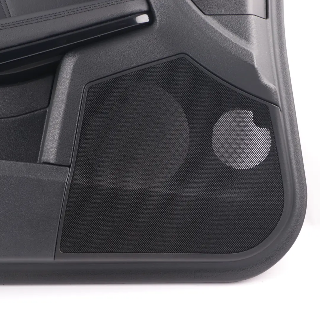 Mercedes W212 Door Card Front Left N/S Trim Panel Covering Black Leather - SKU rhd-A2127202370-1 - Part number A2127202370