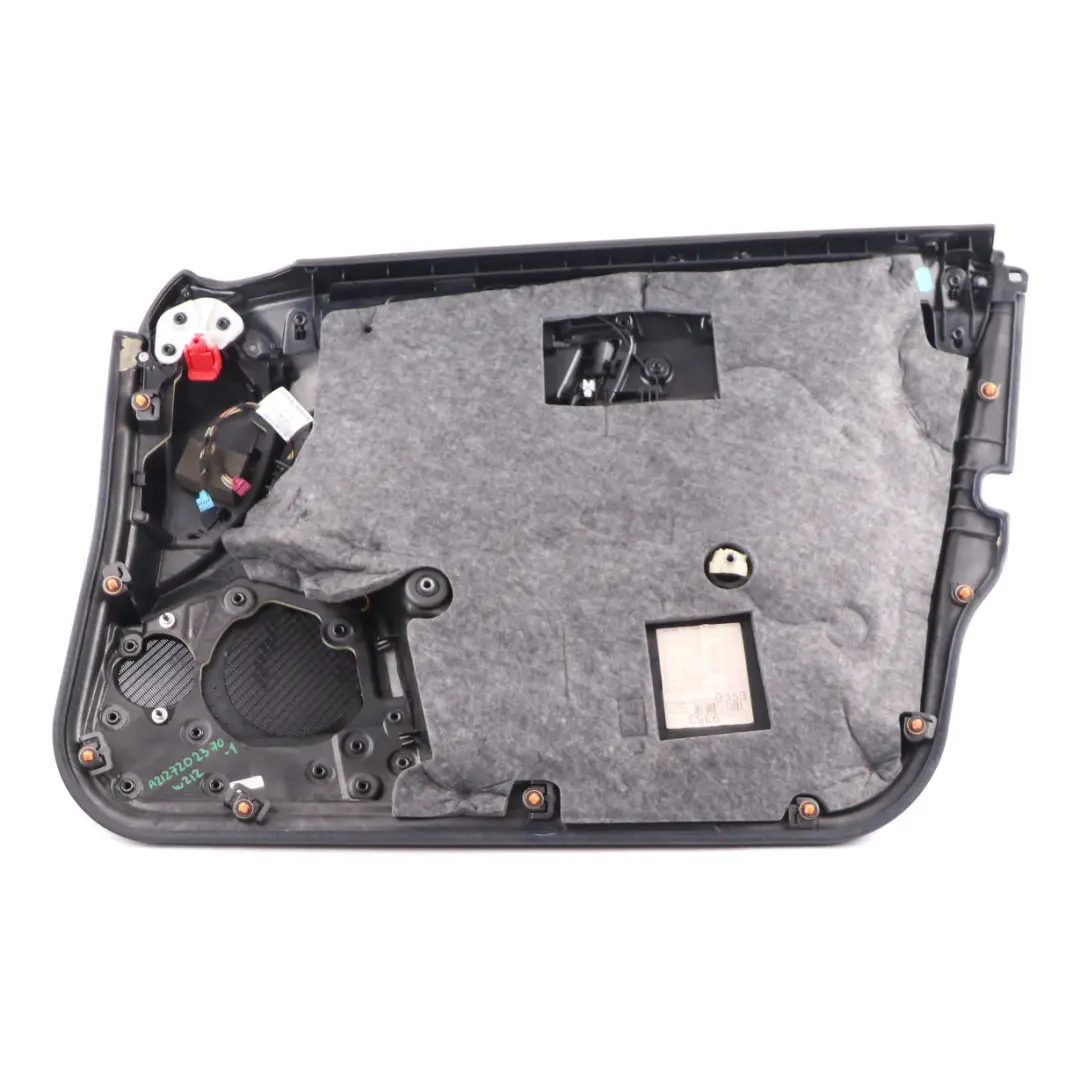 Door Card Front Left N/S Trim Panel Covering Black Leather to Mercedes W212 with Part number A2127202370 Mercedes W212 Door Card Front Left N/S Trim Panel Covering Black Leather - SKU rhd-A2127202370-1 - Part number A2127202370