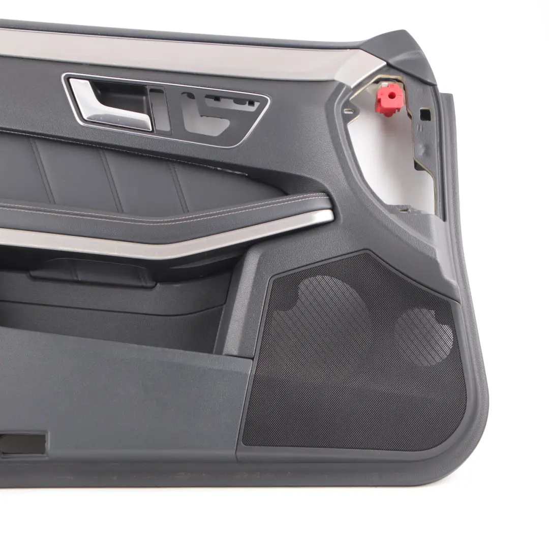 Door Card Front Left N/S Trim Panel Black Leather to Mercedes W212 with Part number A2127202370 Mercedes W212 Door Card Front Left N/S Trim Panel Black Leather - SKU rhd-A2127202370 - Part number A2127202370