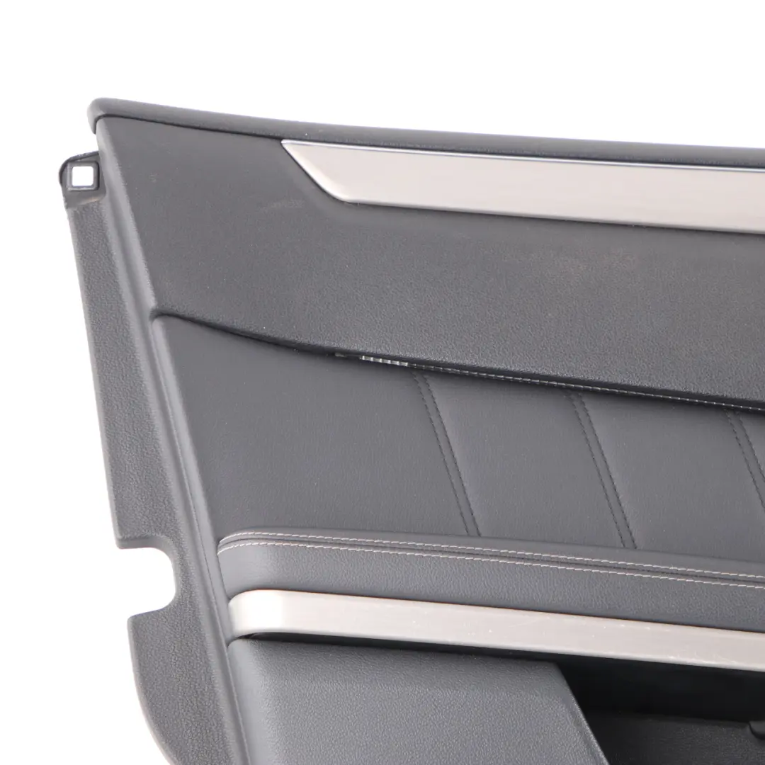 Door Card Front Left N/S Trim Panel Black Leather to Mercedes W212 with Part number A2127202370 Mercedes W212 Door Card Front Left N/S Trim Panel Black Leather - SKU rhd-A2127202370 - Part number A2127202370