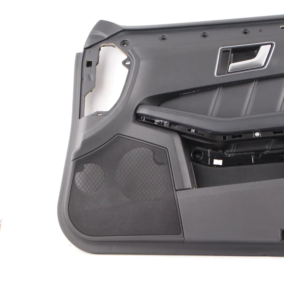 Mercedes W212 Door Card Front Right O/S Door Trim Panel Black Leather - SKU rhd-A2127209870-1 - Part number A2127209870