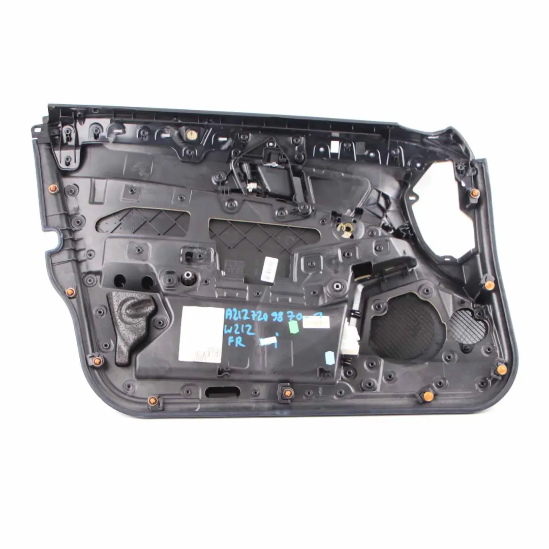 Door Card Front Right O/S Door Trim Panel Black Leather to Mercedes W212 with Part number A2127209870 Mercedes W212 Door Card Front Right O/S Door Trim Panel Black Leather - SKU rhd-A2127209870-1 - Part number A2127209870