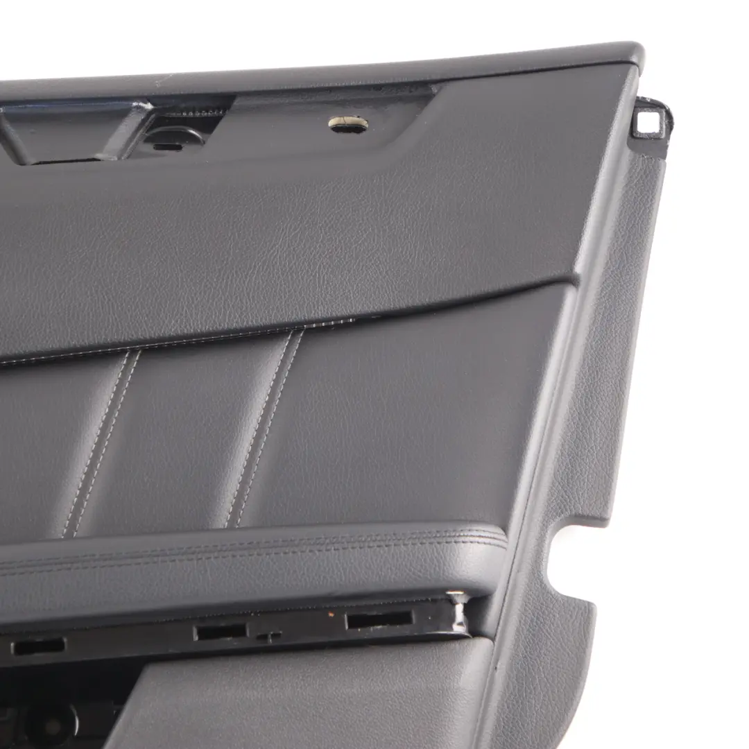 Mercedes W212 Door Card Front Right O/S Door Trim Panel Black Leather - SKU rhd-A2127209870-1 - Part number A2127209870