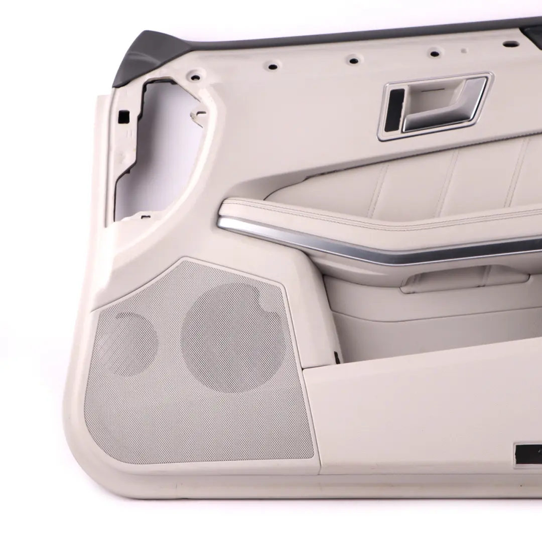 Door Card Front Right O/S Door Trim Panel Beige Leather to Mercedes W212 with Part number A2127209870 Mercedes W212 Door Card Front Right O/S Door Trim Panel Beige Leather - SKU rhd-A2127209870-2 - Part number A2127209870