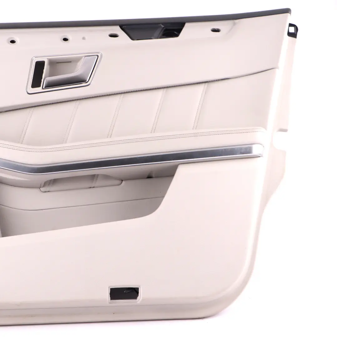 Door Card Front Right O/S Door Trim Panel Beige Leather to Mercedes W212 with Part number A2127209870 Mercedes W212 Door Card Front Right O/S Door Trim Panel Beige Leather - SKU rhd-A2127209870-2 - Part number A2127209870