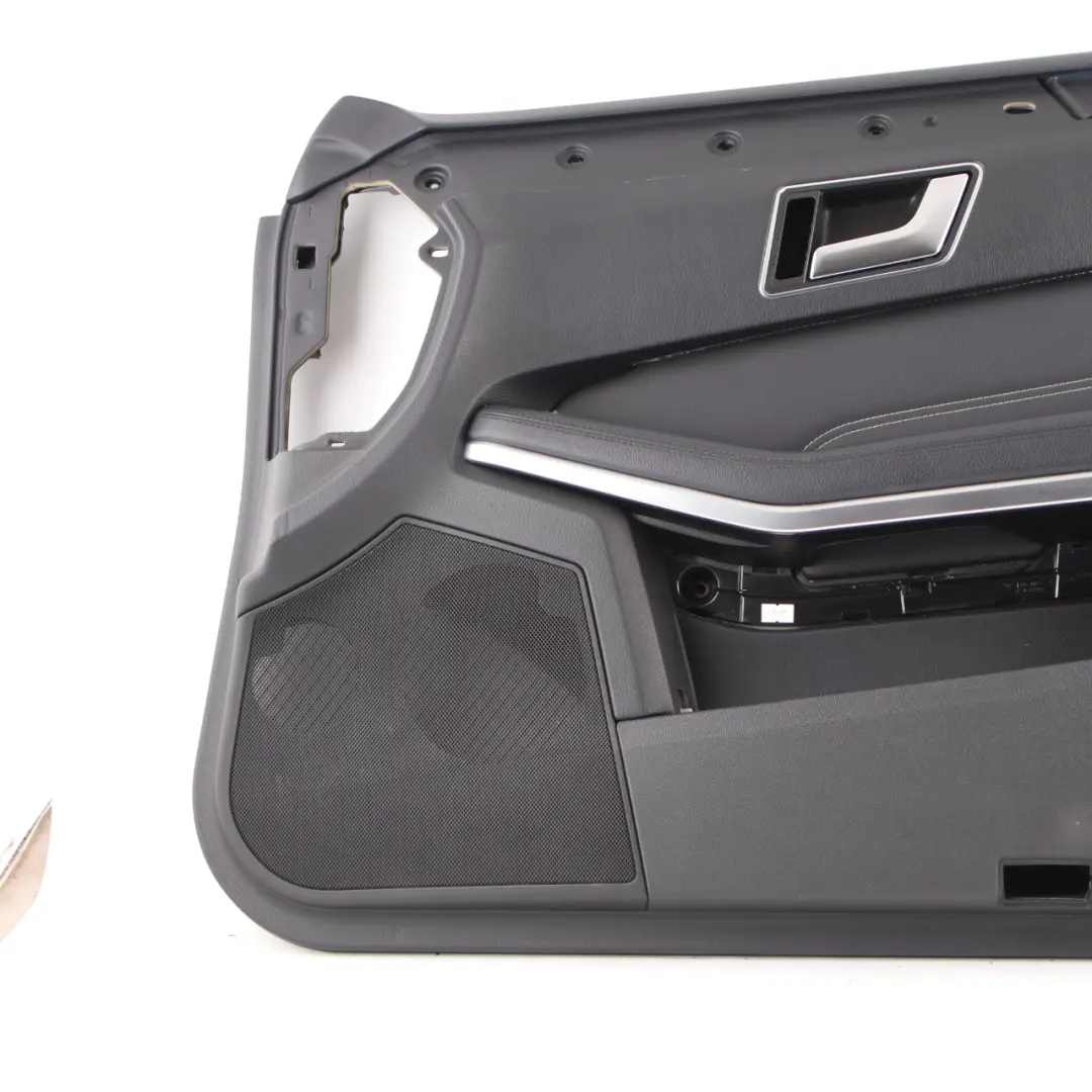 Mercedes W212 Door Card Front Right O/S Trim Panel Black Imitation Leather - SKU rhd-A2127209870 - Part number A2127209870