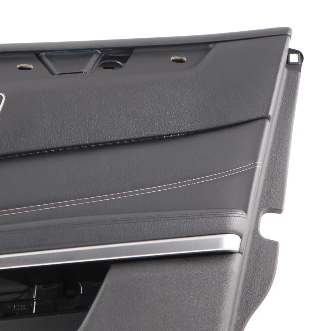 Mercedes W212 Door Card Front Right O/S Trim Panel Black Imitation Leather - SKU rhd-A2127209870 - Part number A2127209870