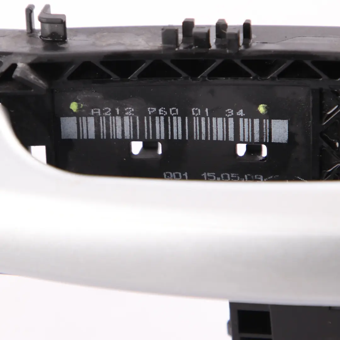 Door Handle Outside Front Left N/S Iridium Silver Metallic 775 to Mercedes W212 with Part number A2127600134 Mercedes W212 Door Handle Outside Front Left N/S Iridium Silver Metallic 775 - SKU rhd-A2127600134-IRS1 - Part number A2127600134