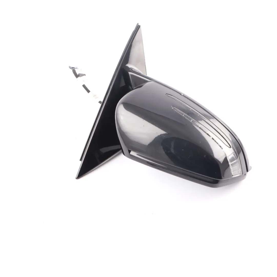 Mercedes W212 Wing Mirror Door Right O/S Obsidian Black Metallic 197 - SKU rhd-A2128101016-OB - Part number A2128100376