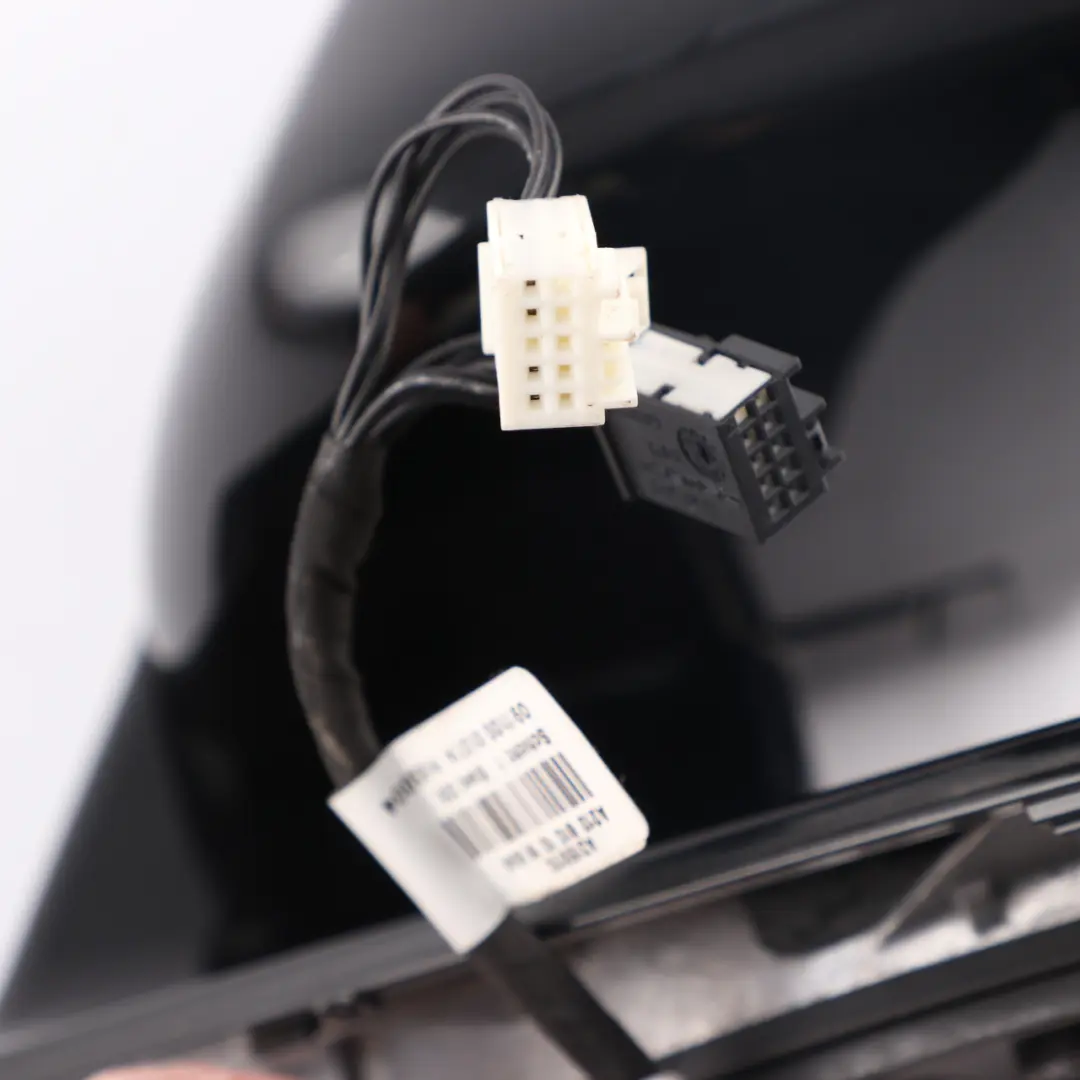 Mercedes W212 Wing Mirror Door Right O/S Obsidian Black Metallic 197 - SKU rhd-A2128101016-OB - Part number A2128100376