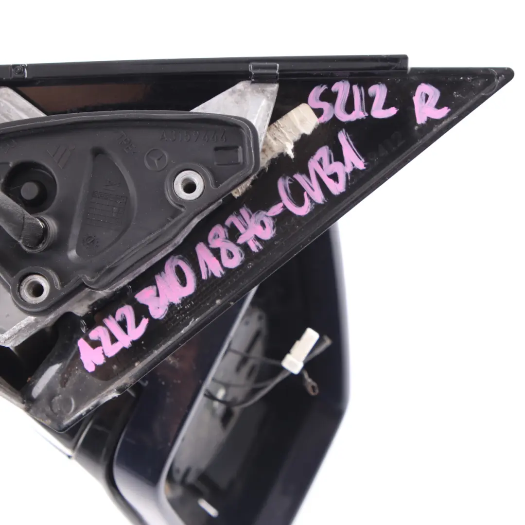 Wing Mirror Auto Dip Door Right O/S Cavansite Blue 890 to Mercedes W212 with Part number A2128101876 Mercedes W212 Wing Mirror Auto Dip Door Right O/S Cavansite Blue 890 - SKU rhd-A2128101876-CVB1 - Part number A2128101876