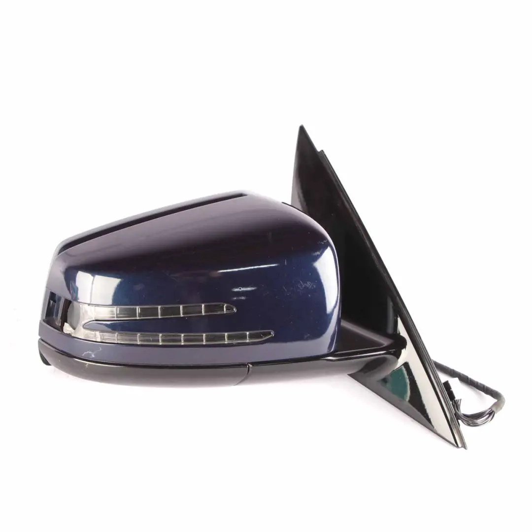 Mercedes W212 Wing Mirror Door Auto Dip Right O/S Cavansite Blue 890 - SKU rhd-A2128101876-CVB - Part number A2128101876
