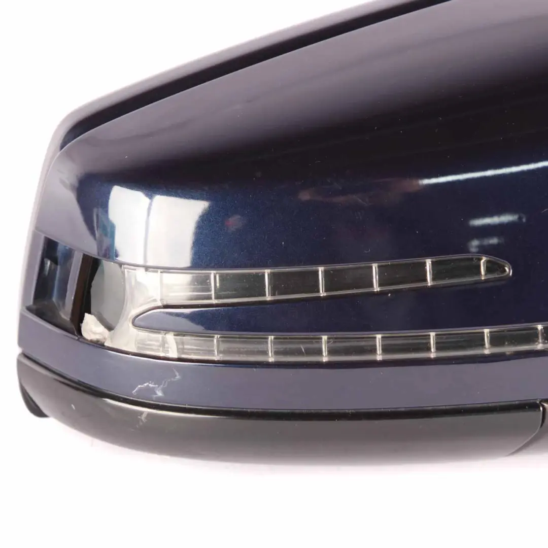 Mercedes W212 Wing Mirror Door Auto Dip Right O/S Cavansite Blue 890 - SKU rhd-A2128101876-CVB - Part number A2128101876