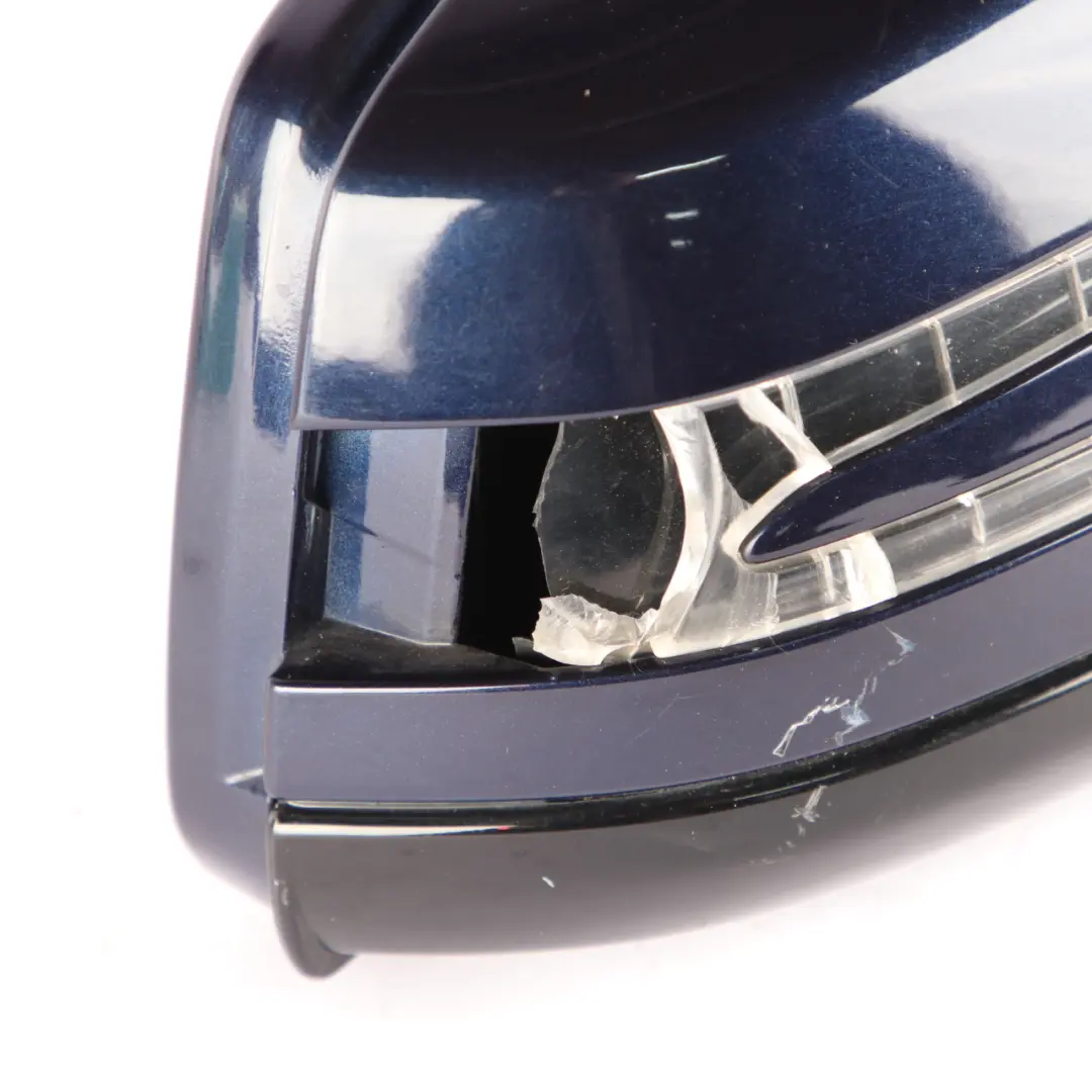 Mercedes W212 Wing Mirror Door Auto Dip Right O/S Cavansite Blue 890 - SKU rhd-A2128101876-CVB - Part number A2128101876