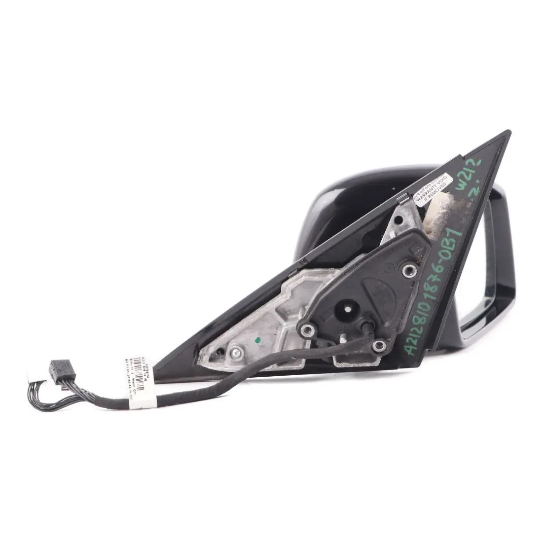 Mercedes W212 Wing Mirror Door Auto Dip Right O/S Obsidian Black 197 - SKU rhd-A2128101876-OB1 - Part number A2128101876
