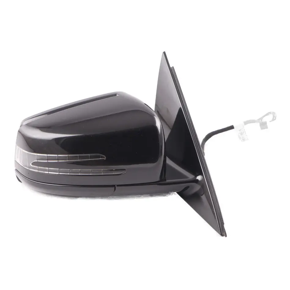Mercedes W212 Wing Mirror Door Auto Dip Right O/S Obsidian Black 197 - SKU rhd-A2128101876-OB1 - Part number A2128101876