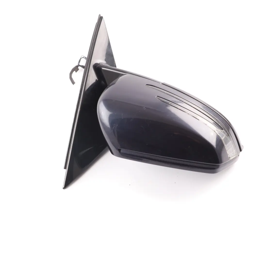 Mercedes W212 Wing Mirror Auto Dip Door Right O/S Outside Tanzanite Blue - 359 - SKU rhd-A2128101876-TB - Part number A2128101876