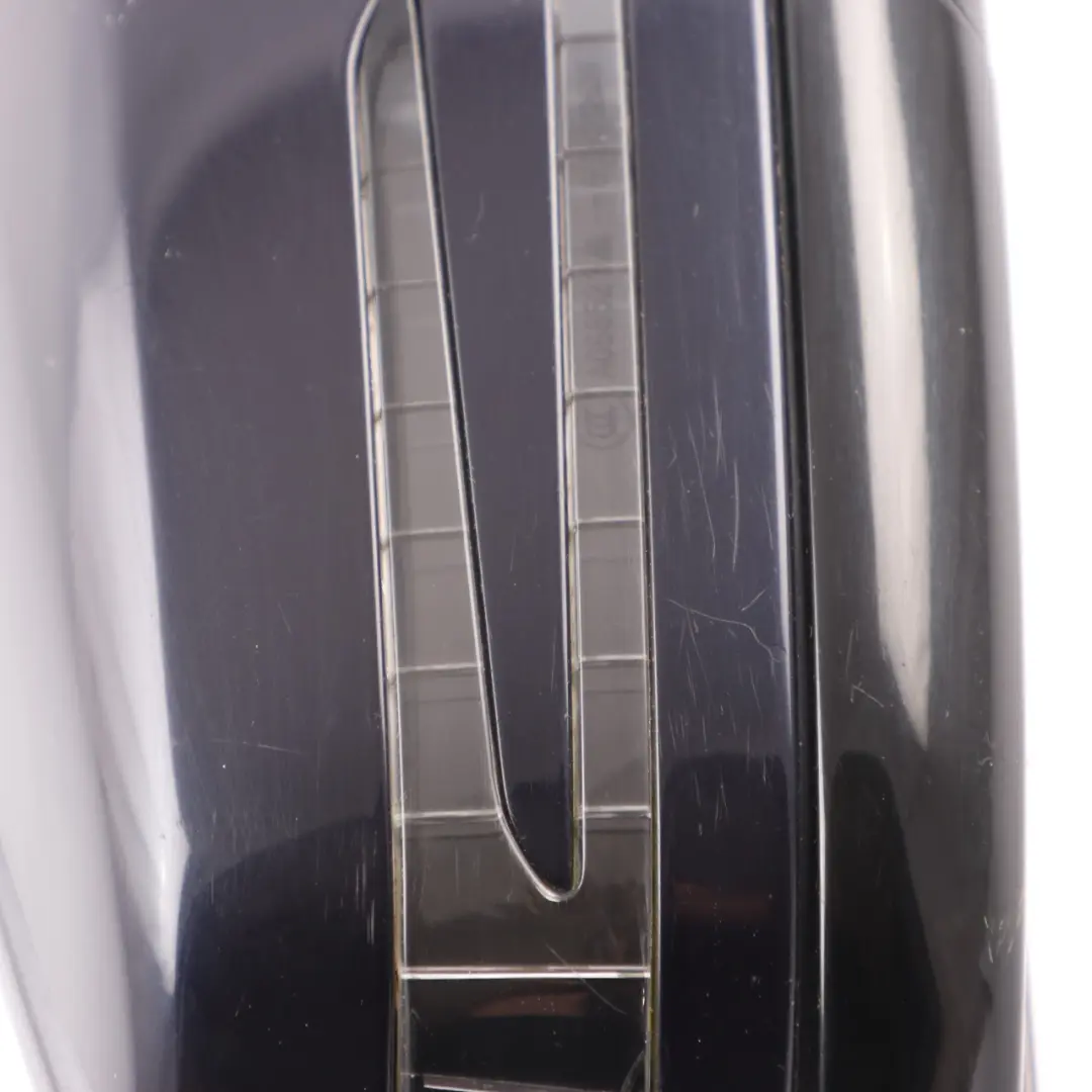 Mercedes W212 Wing Mirror Auto Dip Door Right O/S Outside Tanzanite Blue - 359 - SKU rhd-A2128101876-TB - Part number A2128101876